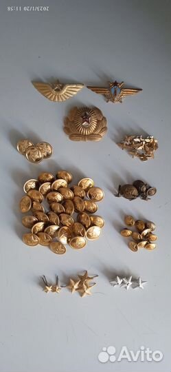 Эмблемы,пуговицы,кокарда,звёздочки СССР