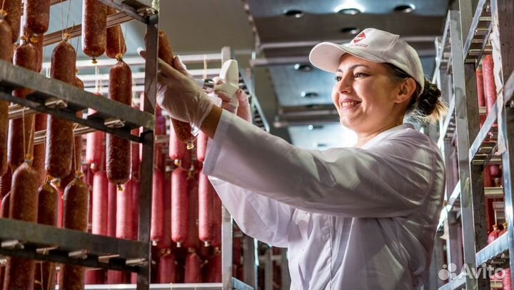 Работник на укладке готовой продукции вахта