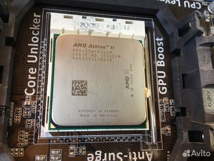 Связка asus M4A88TD-M+Athlon II X3 455+4gb. Гарант