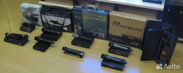 Микрофоны Вокал Pro 8шт Радио Shure C-Mark Samson