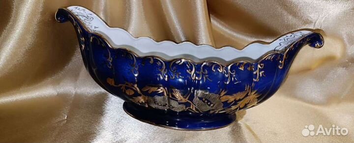 Ваза для фруктов cobalt, Румыния XX в(1965-70гг)