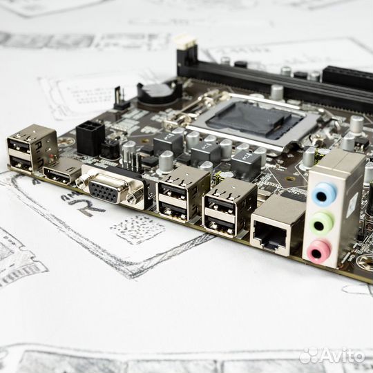 Материнская плата winfox H61 1155