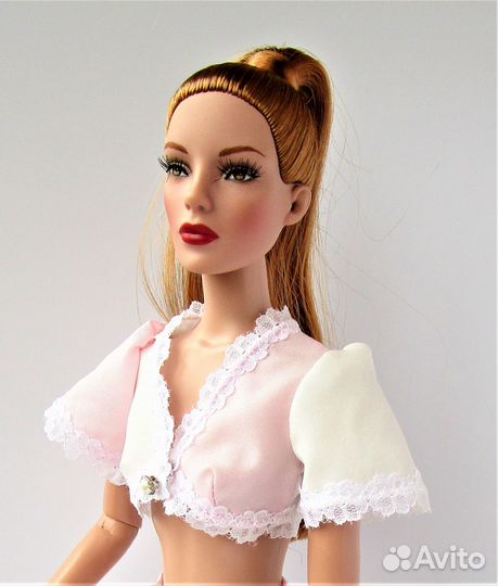 Одежда для куклы Тоннер Юбка-спираль + топ