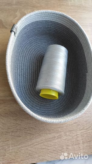 Корзина из хлопкового шнура