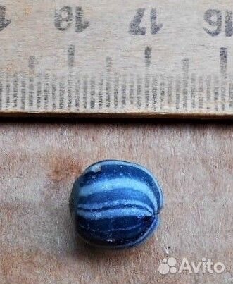 Бусина цветная Скифы - Сарматы домонгол № 30 подар