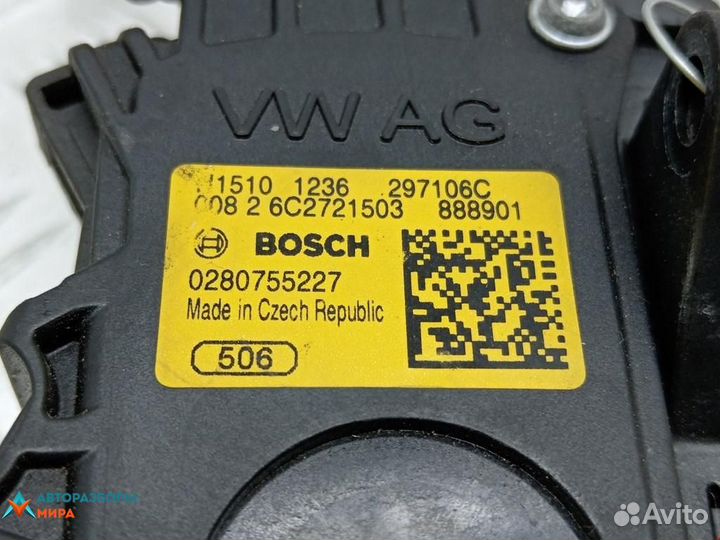 Педаль Skoda Rapid 2015