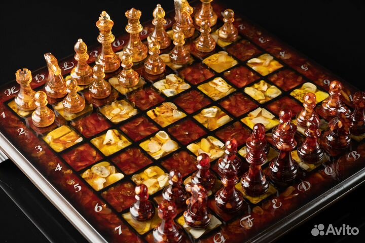Янтарь. Шахматы. Янтарные Шахматы 