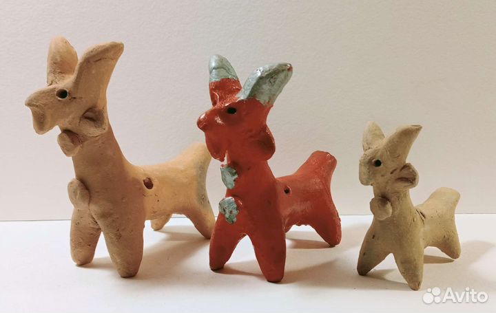 Глиняные игрушки. Абашево