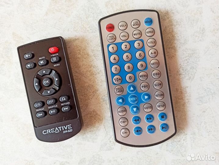 Пульт ду для китайских портативных DVD-плееров