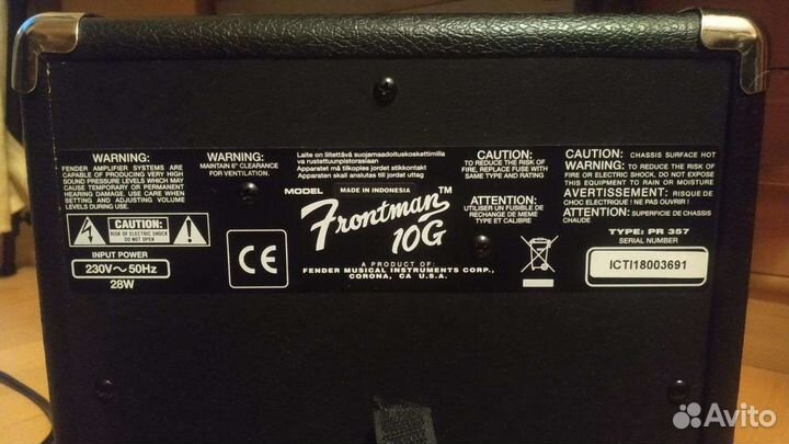 Комбоусилитель Fender Frontman 10g