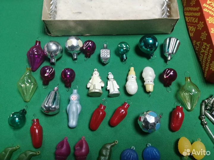 Елочные игрушки СССР набор малютка