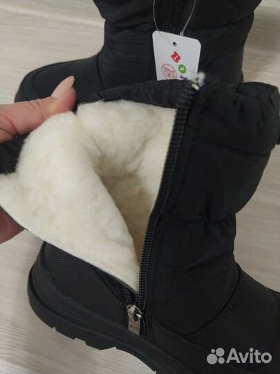 Дутики сапожки для мальчика зима 28