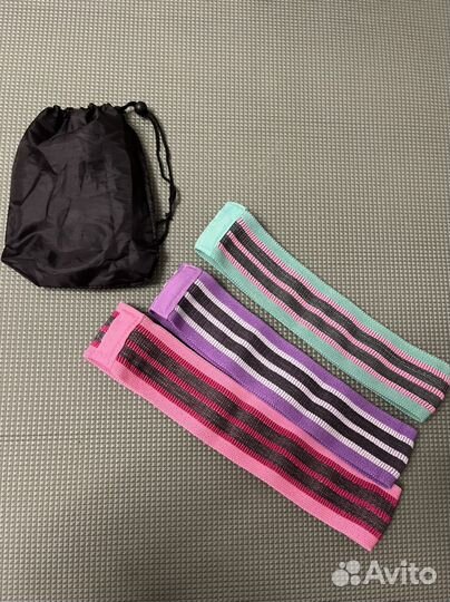 Тканевые фитнес резинки/ Резинки для спорта