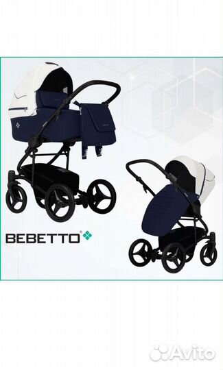 Коляска 2 в 1 bebetto torino
