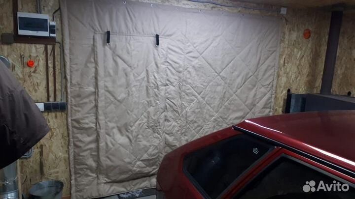 Утепленные шторы в бокс тент полог брезент