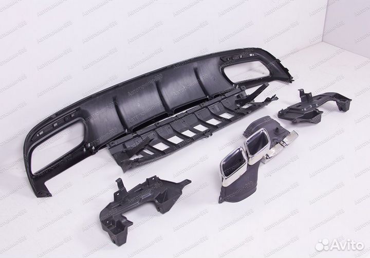 Диффузор насадки 63S AMG Mercedes S Coupe 217