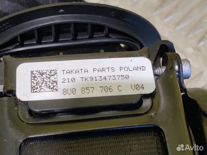 Ремень безопасности передний правый Audi Q3 8U 8UB