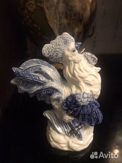 Петух фарфоровый