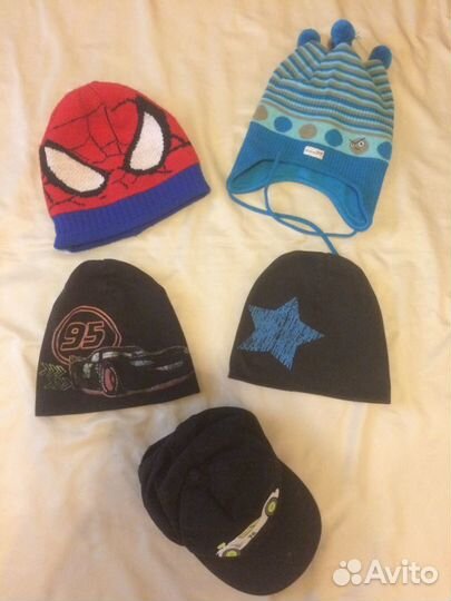 Детские вещи: шапки, бейсболка