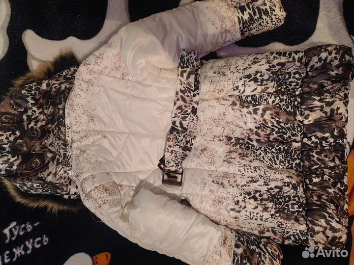 Пальто для девочки 140