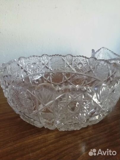 Ваза хрустальная большая СССР
