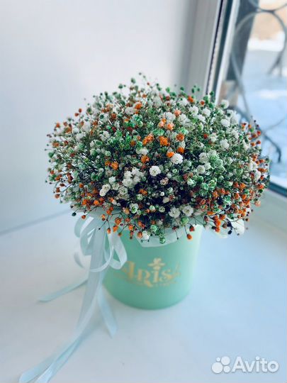 Букеты и композиции из гипсофил