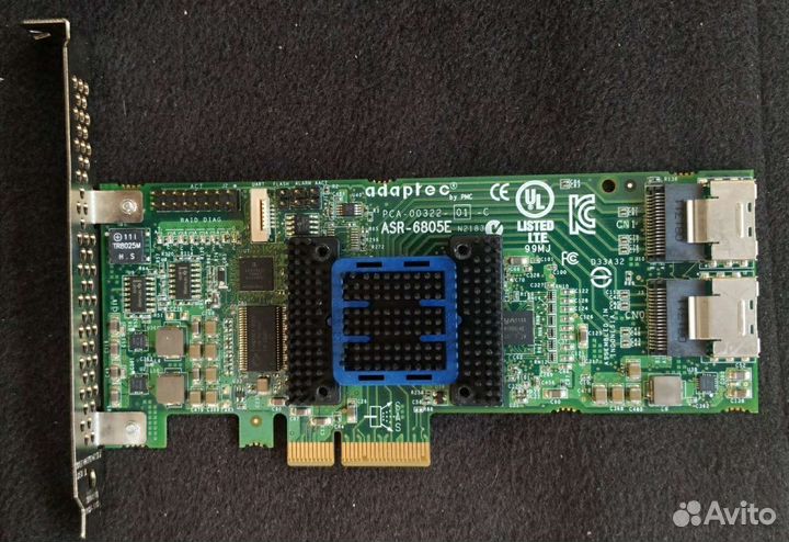 Контроллер SAS asr-6805e и пак Соболь