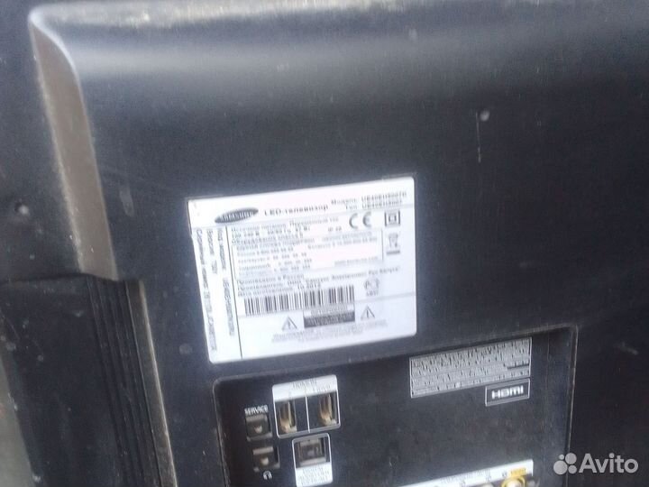 Телевизор samsung на запчасти
