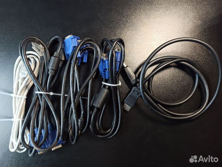 Кабели, VGA, DP, Ethernet