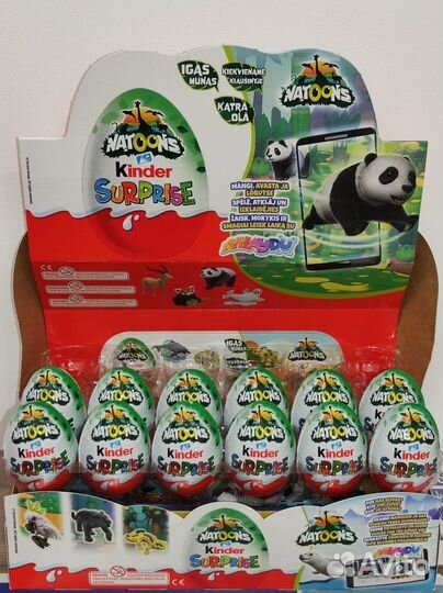 Kinder Surprise Natoons 2023-2024 из Европы новые