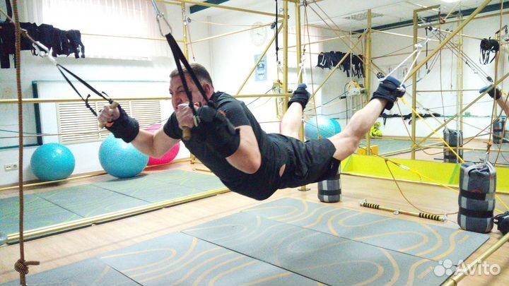 Растяжка и занятия на тренажёре 