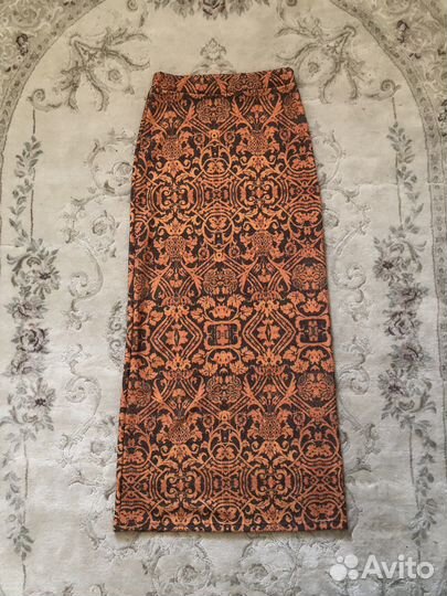 Прямая длинная юбка