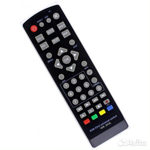 Универсальный пульт для цифровой приставки Т2