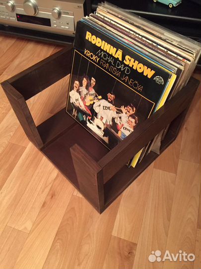 Ящик для виниловых пластинок