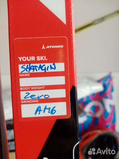 Беговые лыжи atomic redster carbon classic zero