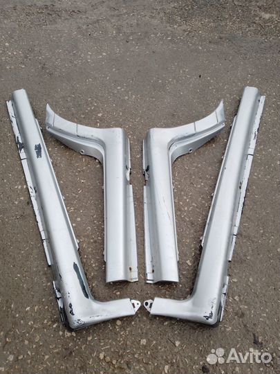 Пластиковые пороги на ваз 2114