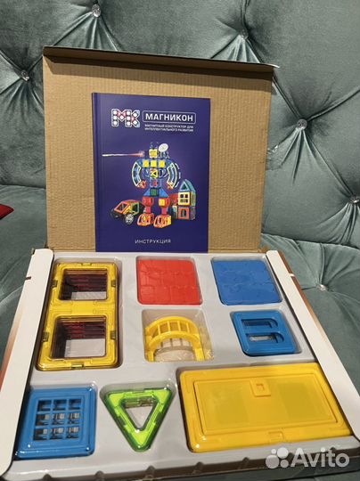 Конструктор магнитный магникон домик