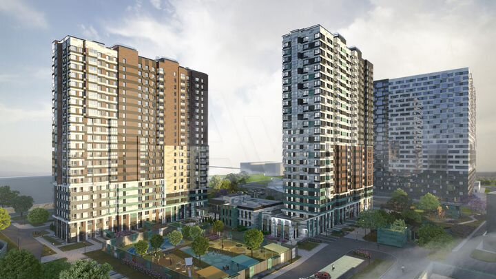 2-к. квартира, 60,3 м², 3/25 эт.