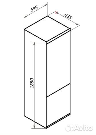 Холодильник Maunfeld MFF185NFW