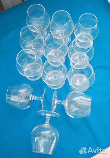 Коньячные рюмки 12шт