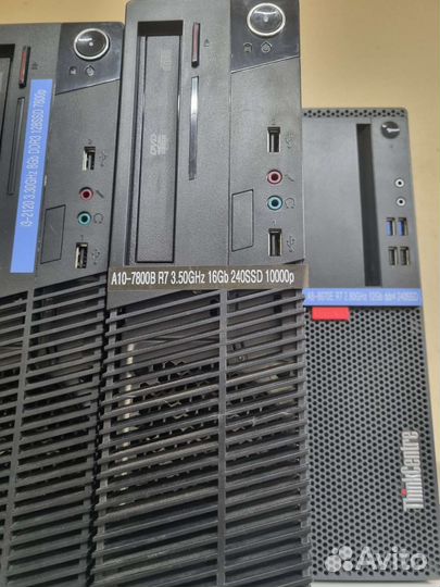 Игровой сис. Блок. Lenovo M79 16gb 240gb SSD A10