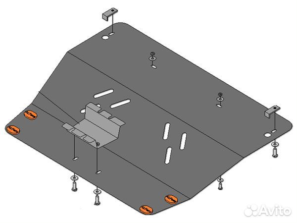Защита картера Subaru Impreza I (GS,GF) 1996-2000