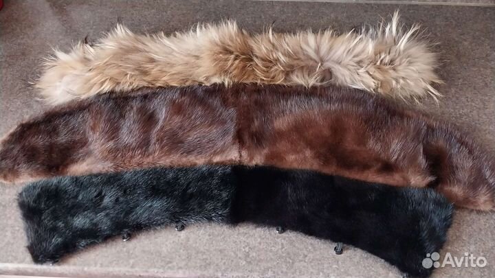 Воротники из натурального меха