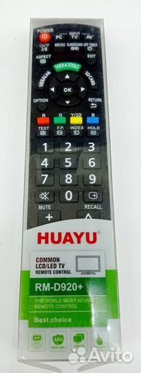 Пульт универсальный huayu panasonic RM-920+ LCD/TV