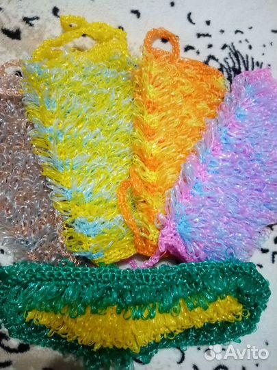 Мочалка ручной работы