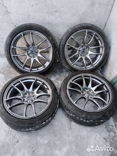 Колеса Ворк р18 5/100 и 5/114,3 шины 225/45