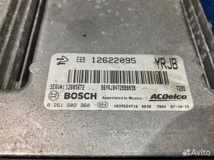 Эбу двигателя Cadillac Cts 2 LLT 3.6 73Т.км