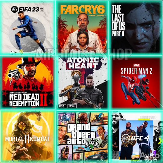 Игры для PS4 PS5 (320 Отзывов)