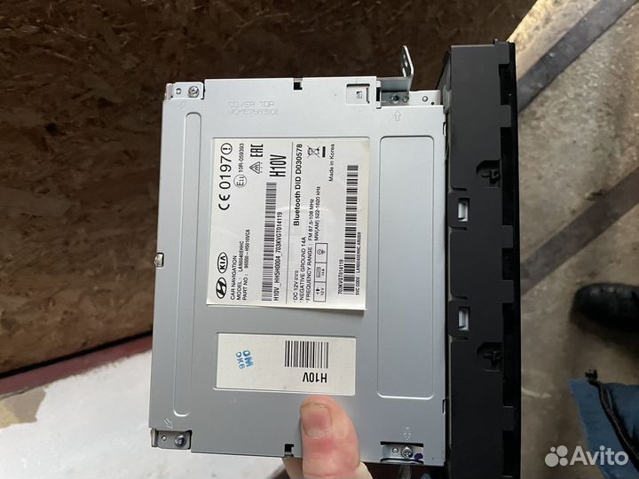 Монитор мультимедия хендай солярис 2