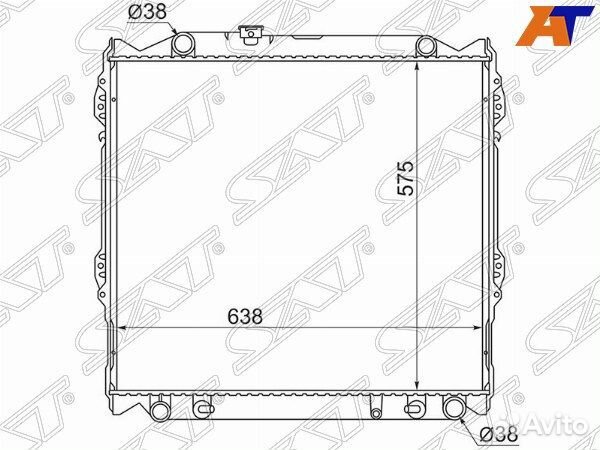 Радиатор toyota 4runner